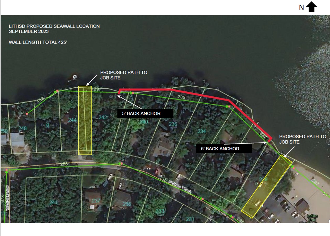 Seawall Map